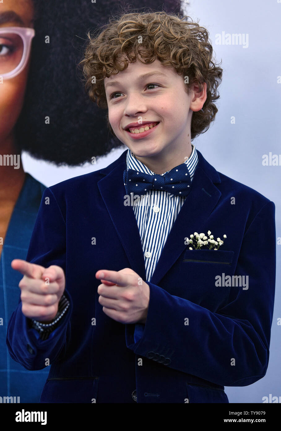 Tucker Meek attends the premiere of ‘Little’ at the Regency Village