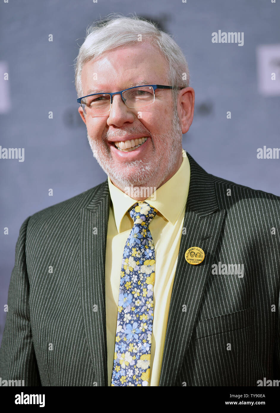 Leonard Maltin arrives for the 10th annual TCM Classic Film Festival opening night screening of 'When Harry Met Sally' at  the TCL Chinese Theatre in Los Angeles, California on April 11, 2019. Photo by Chris Chew/UPI Stock Photo