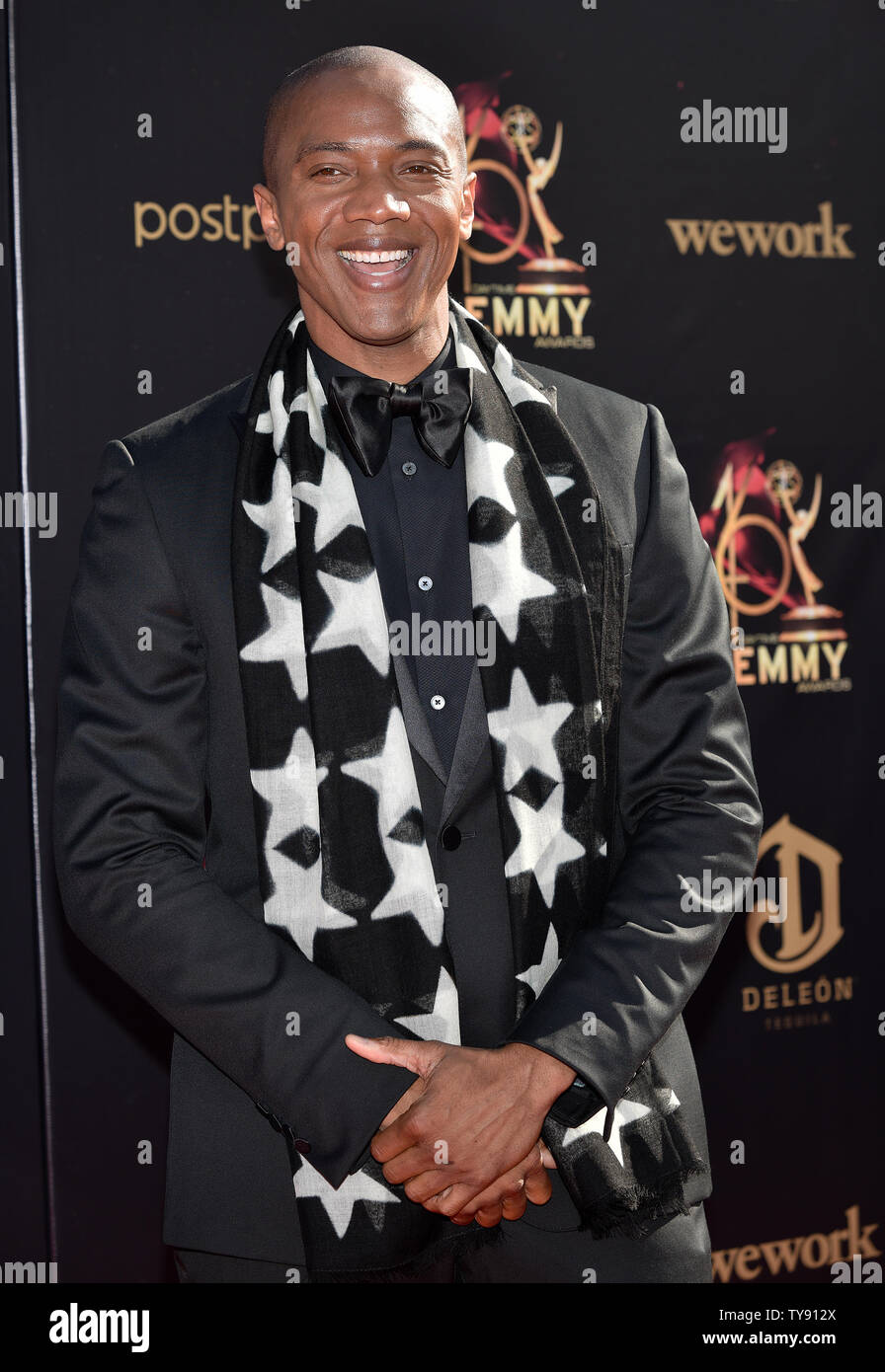 J. August Richards arrives on the red carpet for the 46th Annual Daytime Creative Arts Emmy Awards at the Pasadena Civic Auditorium in Pasadena, California on May 3, 2019. Photo by Chris Chew/UPI Stock Photo