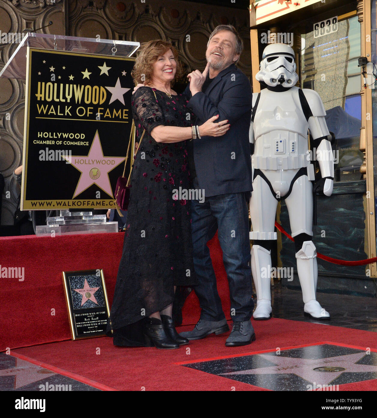 Actor Mark Hamill Is Joined By His Wife Marilou York During An actor-mark-hamill-is-joined-by-his-wife-marilou-york-during-an