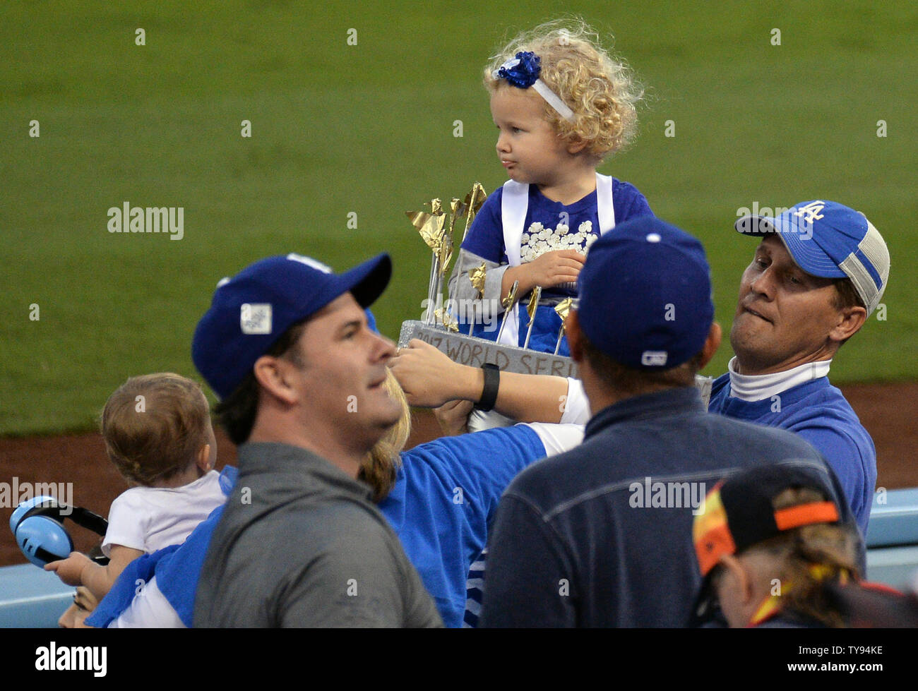 Fans buying up the Blue at Dodger Stadium as World Series awaits