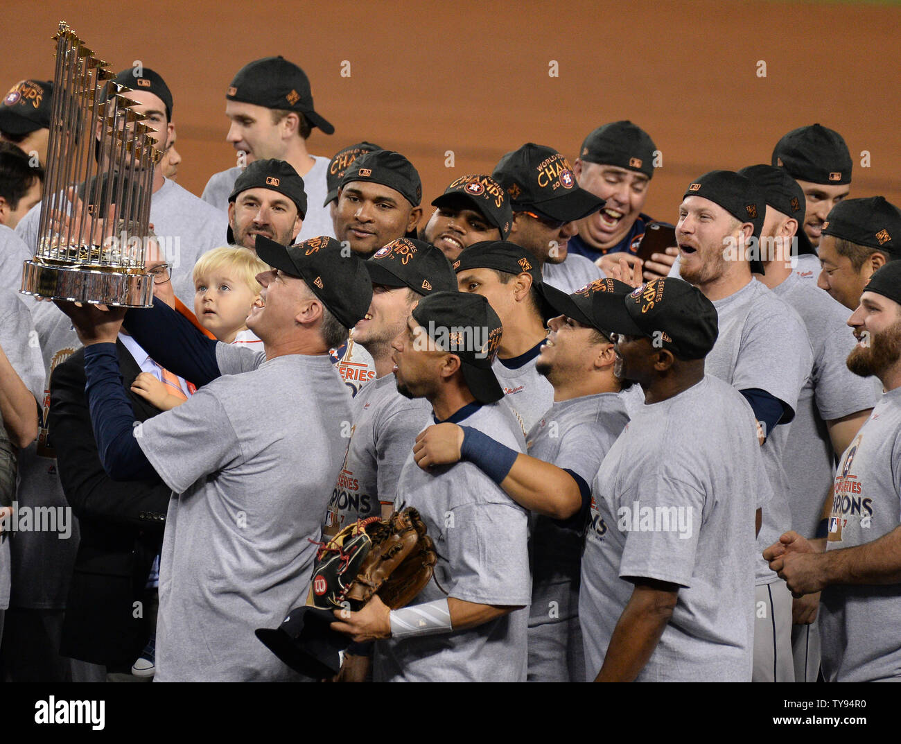 2017 MLB World Series Champions Houston Astros Handcrafted Trophy