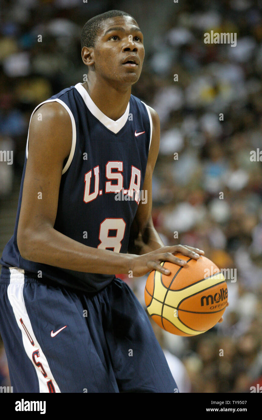 Kevin durant of the seattle supersonics hires stock photography and