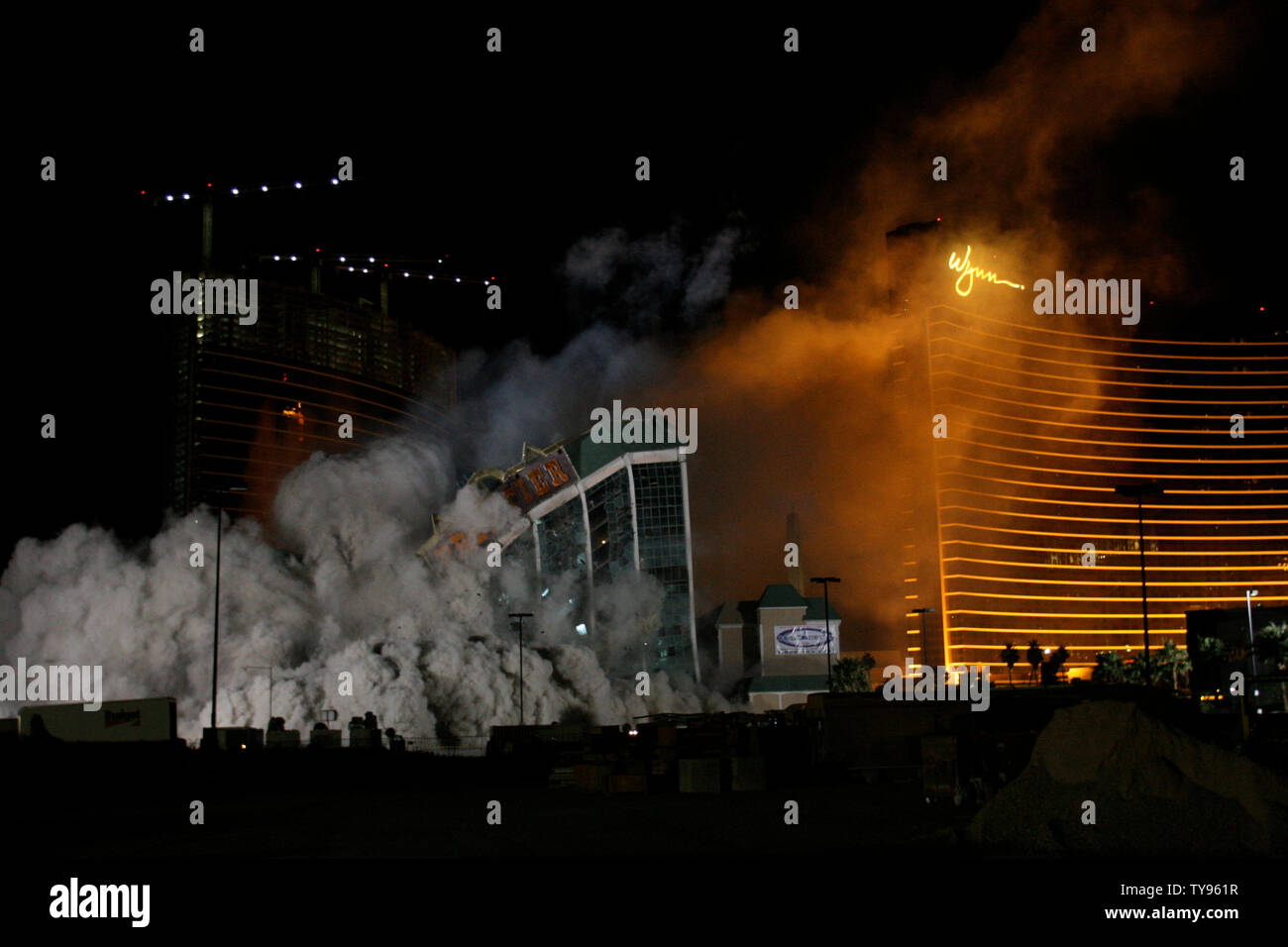 Las Vegas' Riviera Hotel & Casino reduced to rubble in overnight implosion