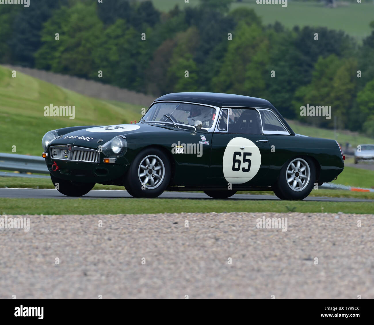 James Morrison, Nicholas Morrison, MGB Roadster, HRDC All Stars, Pre-66, sports cars, GT cars, Touring Cars, Donington Historic Festival, May 2019, mo Stock Photo