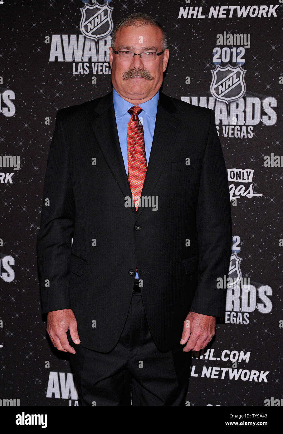 Head Coach Paul MacLean of the Ottawa Senatorsarrives for the 2012 NHL Awards at the Encore Theater at Wynn Las Vegas in Las Vegas on June 20, 2012.    UPI/David Becker Stock Photo