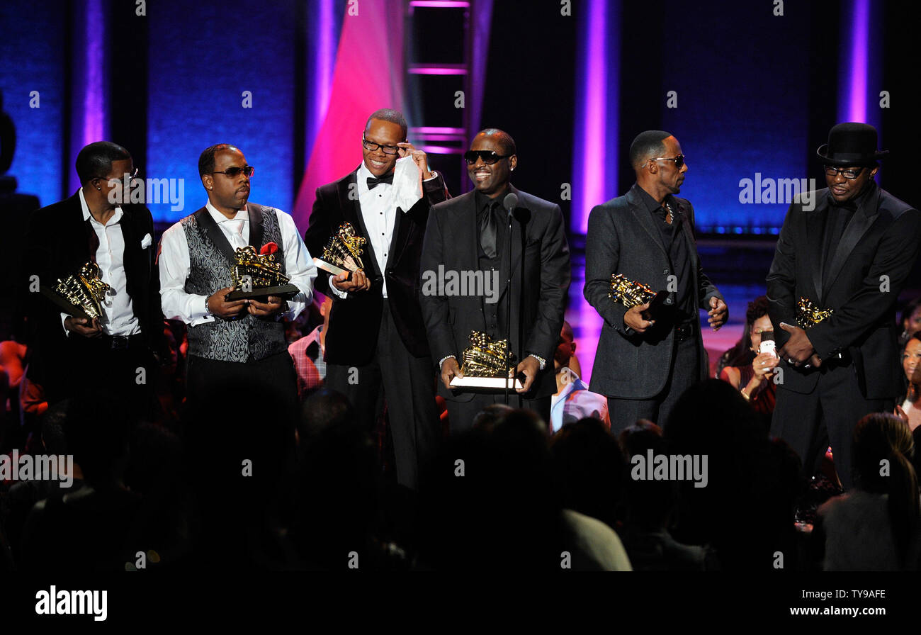 Singers Ricky Bell, Michael Bivens, Ronnie Devoe, Johnny Gill, Ralph