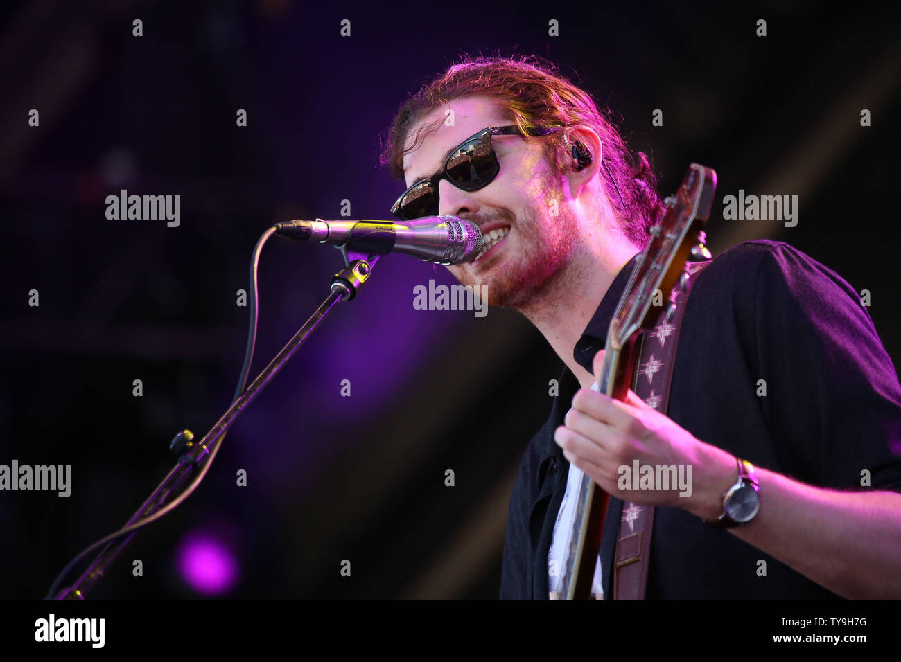 Hosier performs at the iHeartRadio Village Concerts at the MGM Festival Grounds in Las Vegas, Nevada on September 19, 2015. Photo by James Atoa/UPI Stock Photo