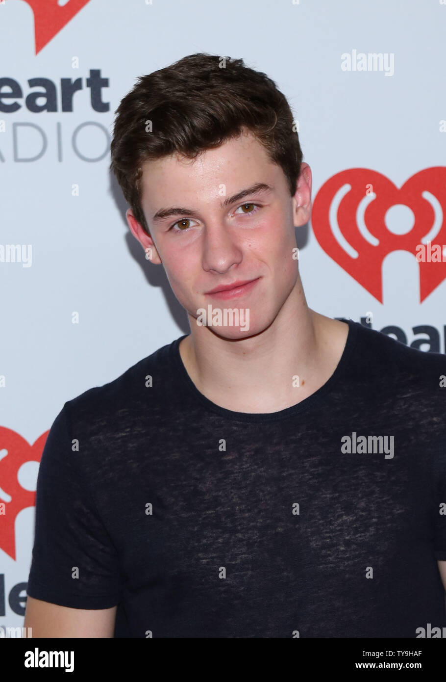 Shawn Mendes arrives for the iHeartRadio Music Festival at the MGM