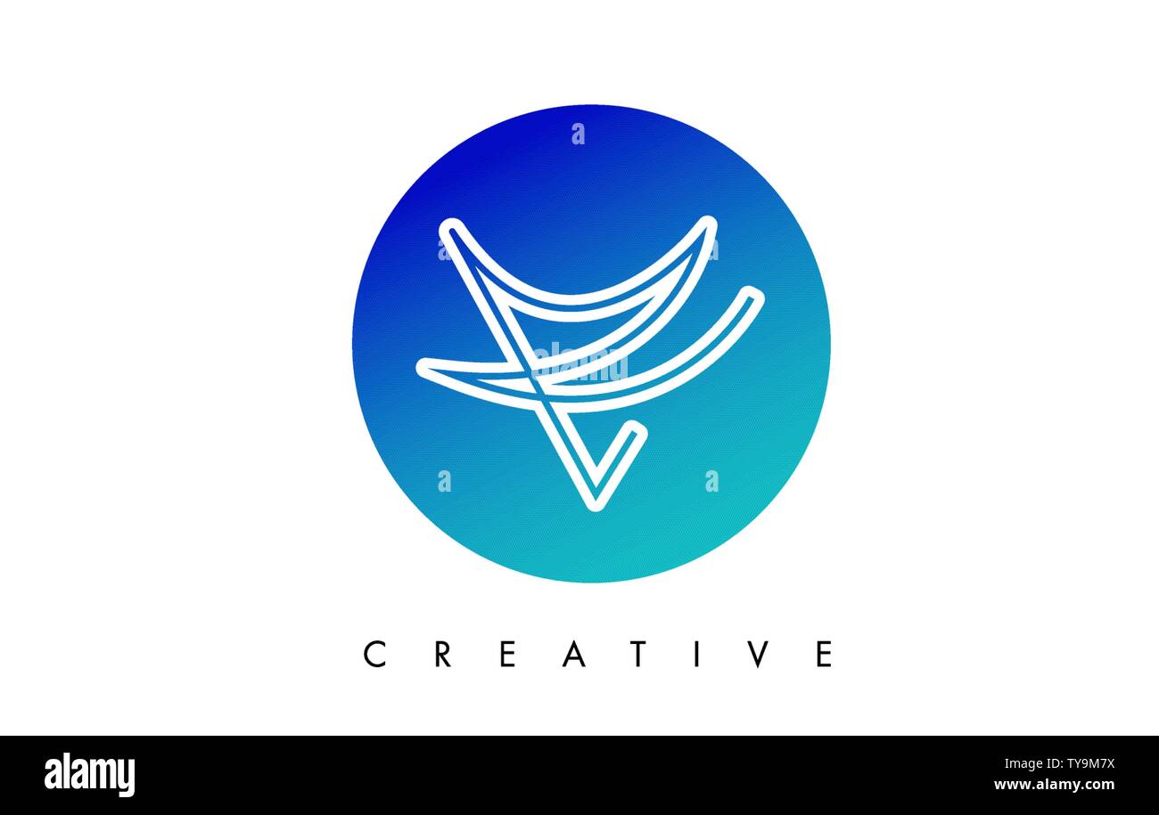 V Letter Design Logo. Letter V Icon Logo with Modern Swoosh vector ...