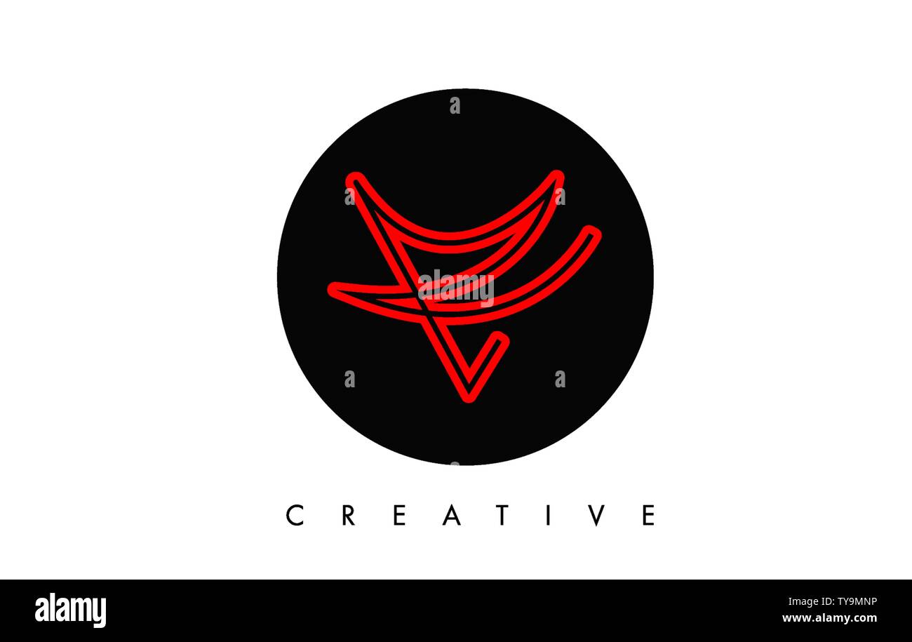 V Letter Design Logo. Letter V Icon Logo with Modern Swoosh vector