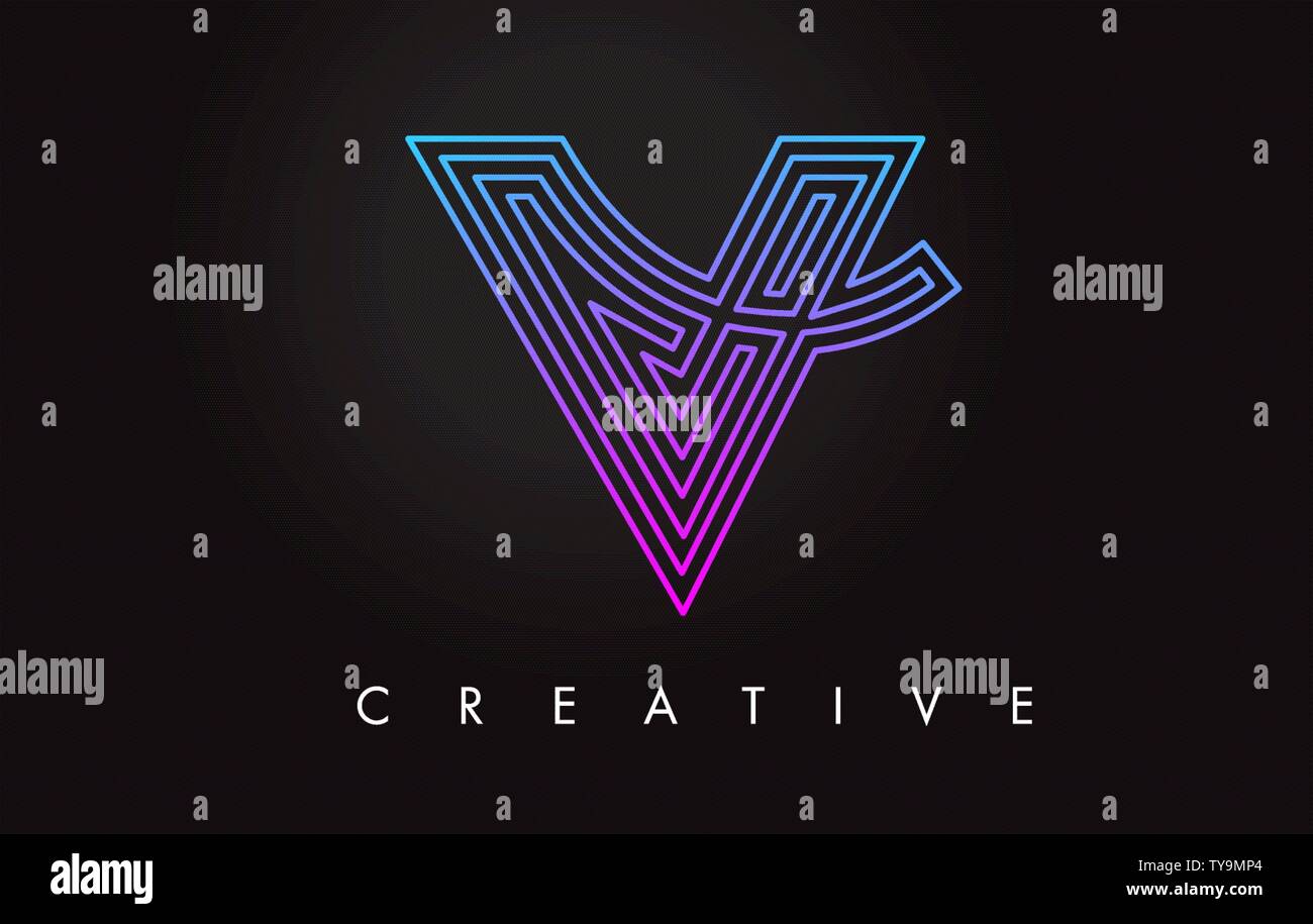 V Letter Design Logo. Letter V Icon Logo with Modern Swoosh vector ...