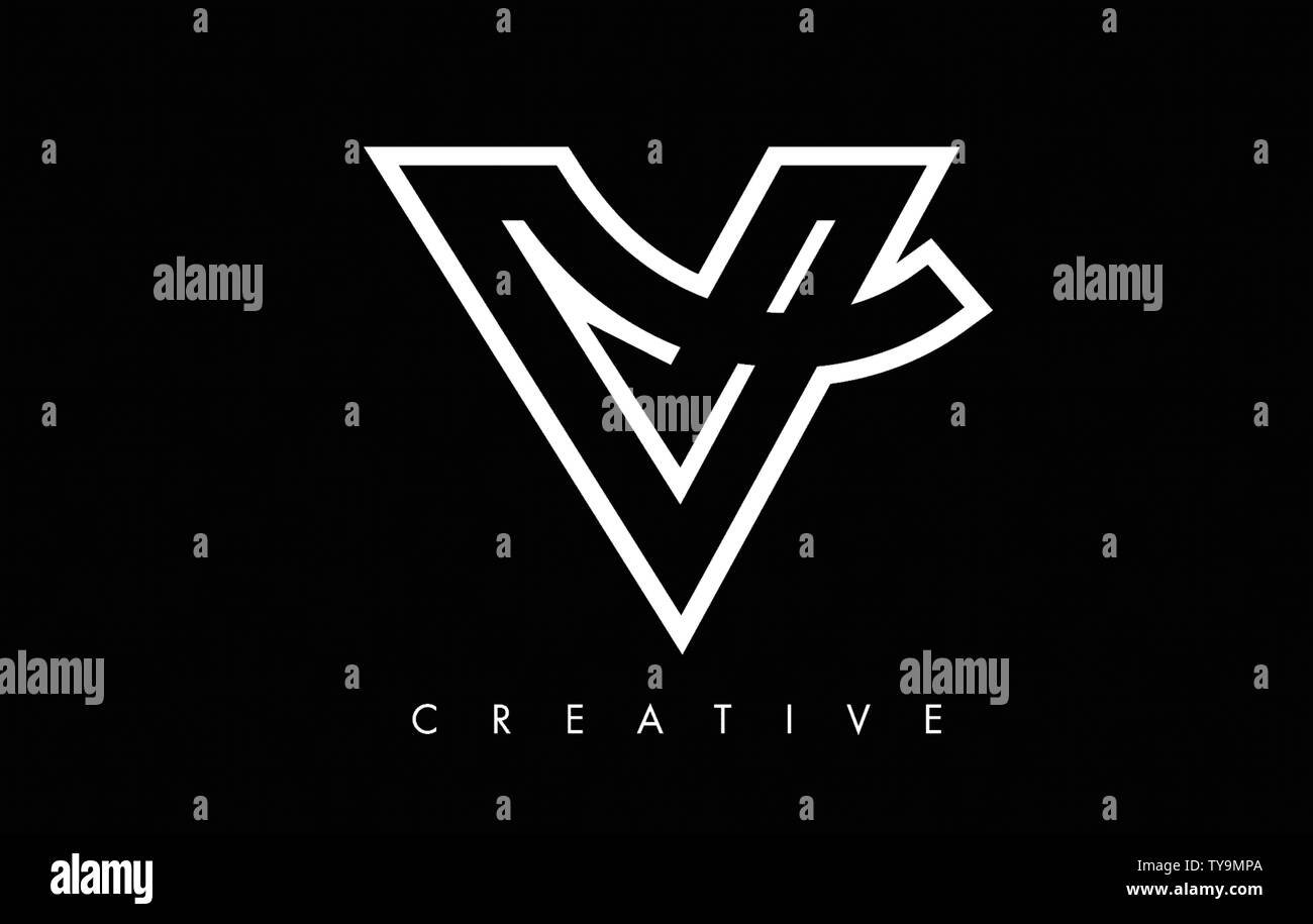 V Letter Design Logo. Letter V Icon Logo with Modern Swoosh vector ...