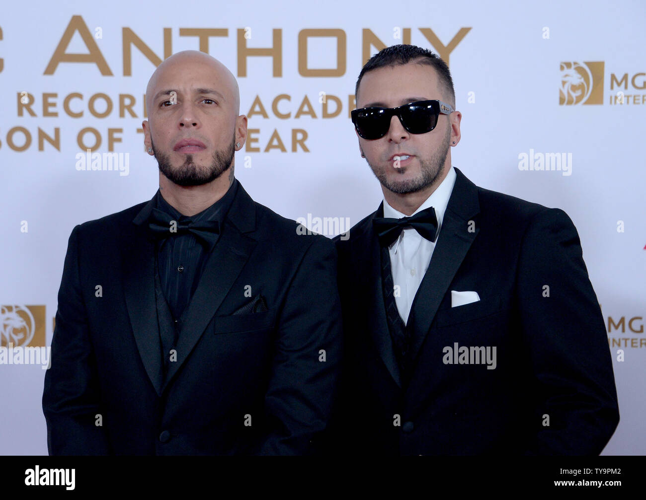 Raul 'Alexis' Ortiz (L) and Joel 'Fido' Martinez of Alexis and Fido