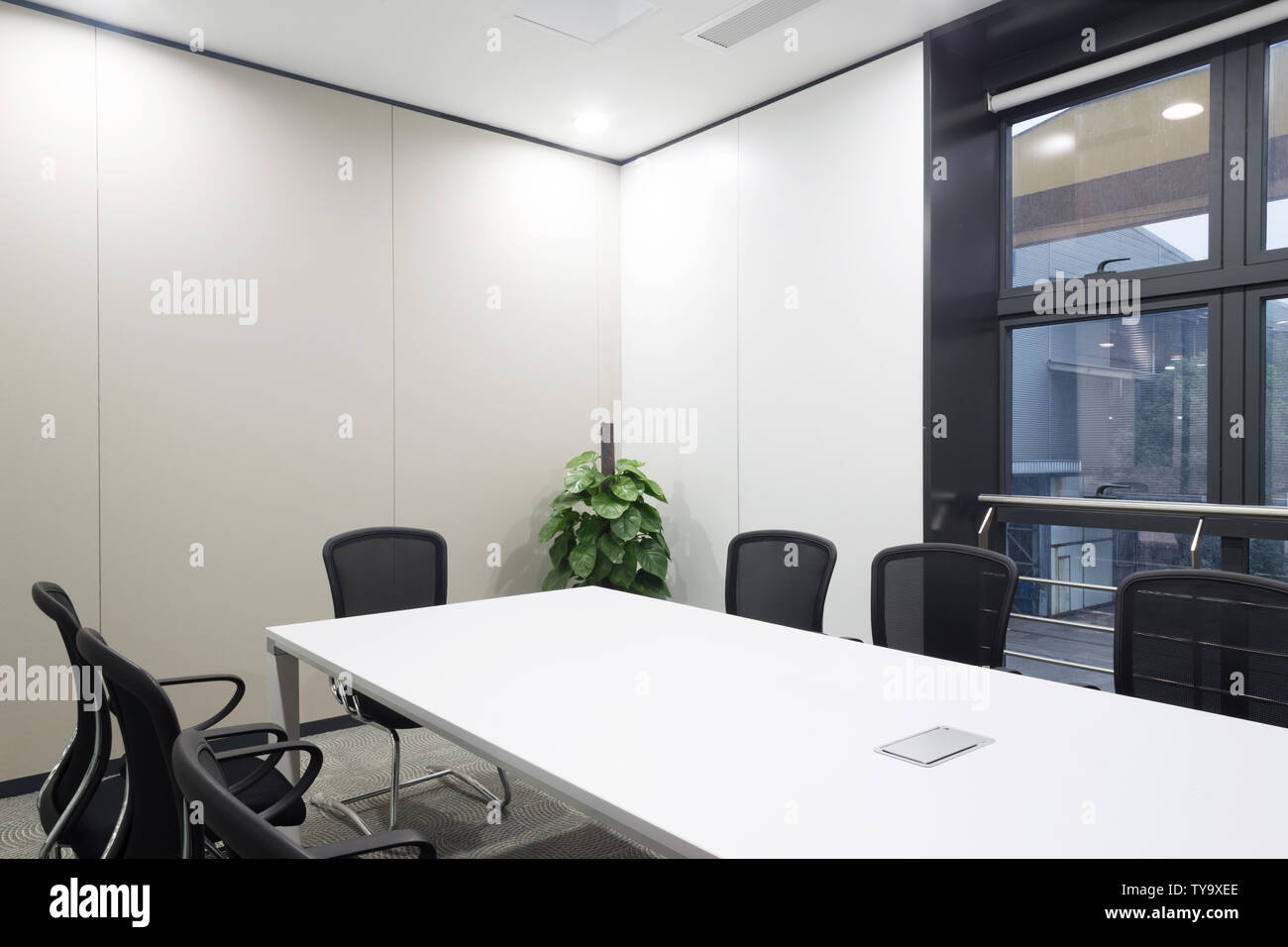 Modern Office Meeting Room Interior Stock Photo 257759222