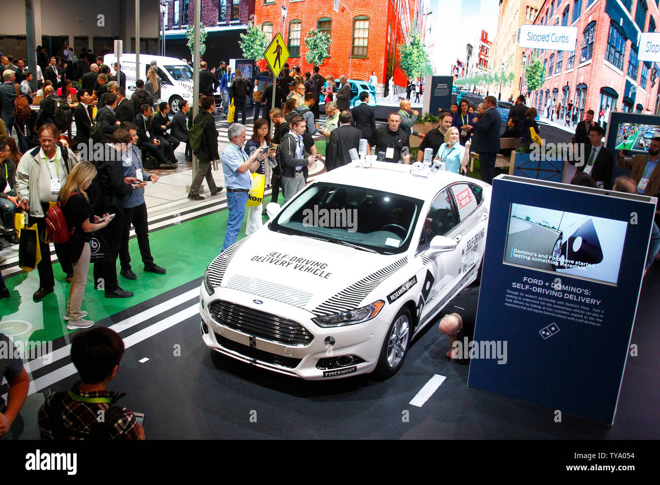 Living Street, Ford's city of tomorrow concept, where smart vehicles