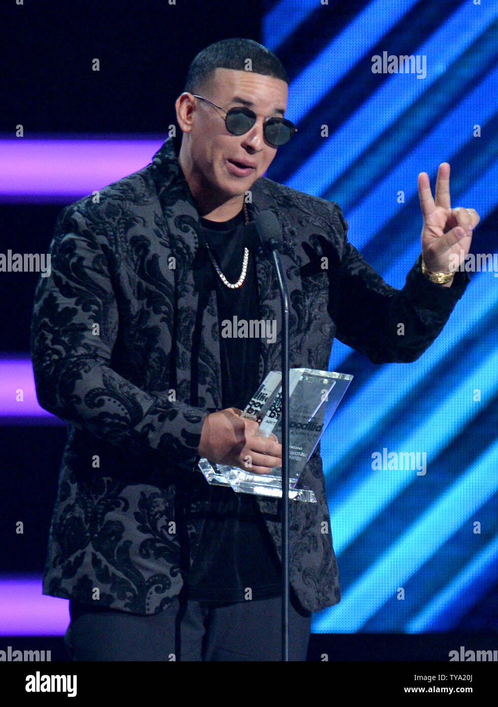 Daddy Yankee Accepts The Award For Airplay Song Of The Year For Daddy Yankee Accepts The Award For Airplay Song Of The Year For