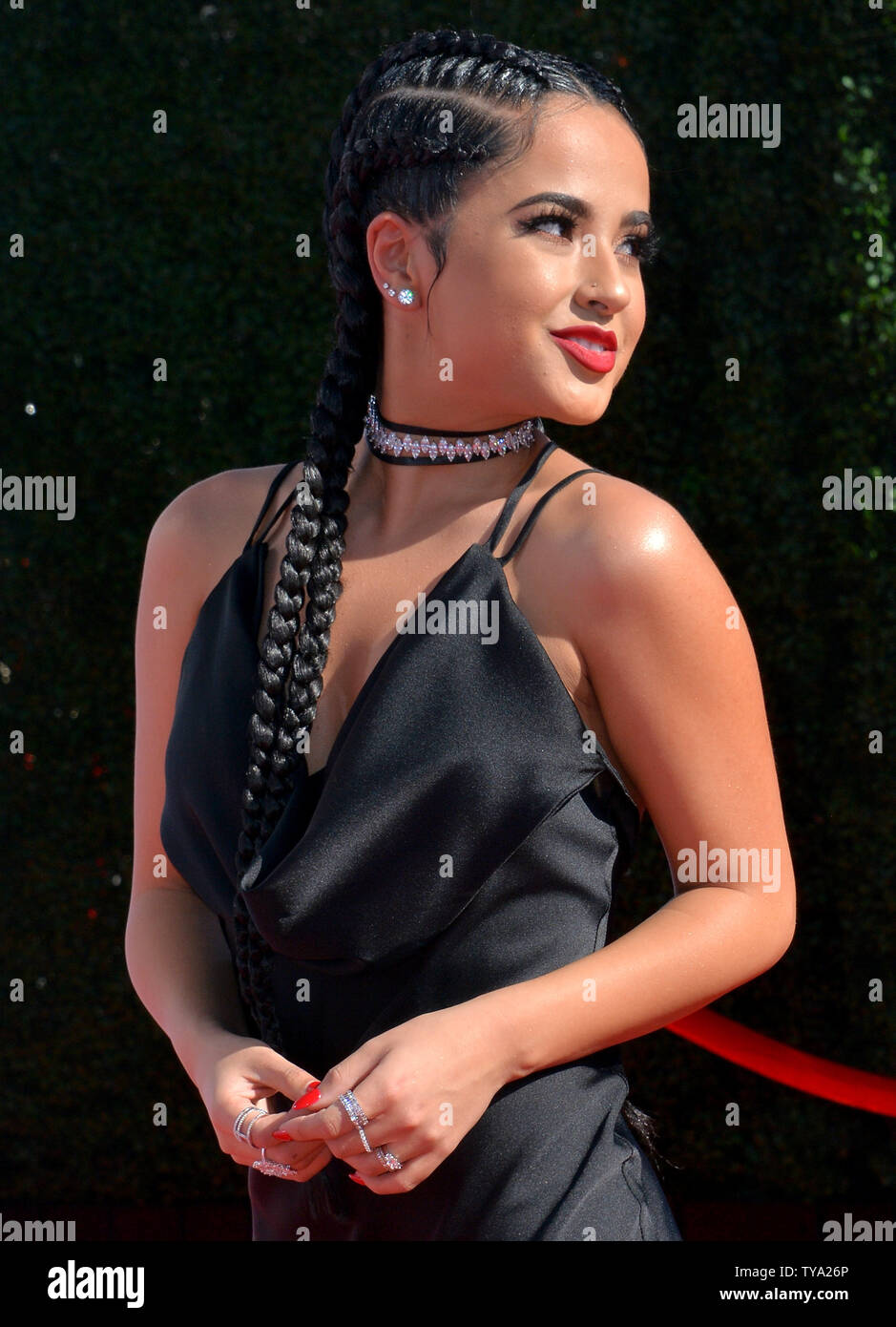 Singer Becky G attends the 2018 Billboard Latin Music Awards at the