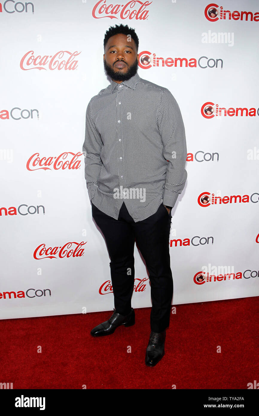 'Director of the Year' award recipient Ryan Coogler arrives for the CinemaCon Final Night Big Screen Achievement Awards, OMNIA Nightclub at Caesars Palace, Las Vegas, Nevada on April 26, 2018. Photo by James Atoa/UPI Stock Photo