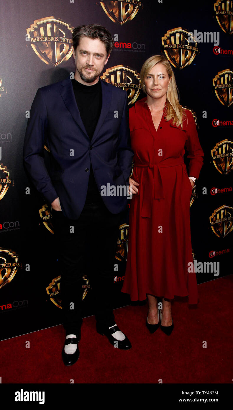 Director Andy Muschietti and producer Barbara Muschietti from 'It: Chapter Two' arrive for the CinemaCon 2019 Warner Bros Studio red carpet at Caesars Palace, Las Vegas, Nevada on April 2, 2019. Photo by James Atoa/UPI Stock Photo