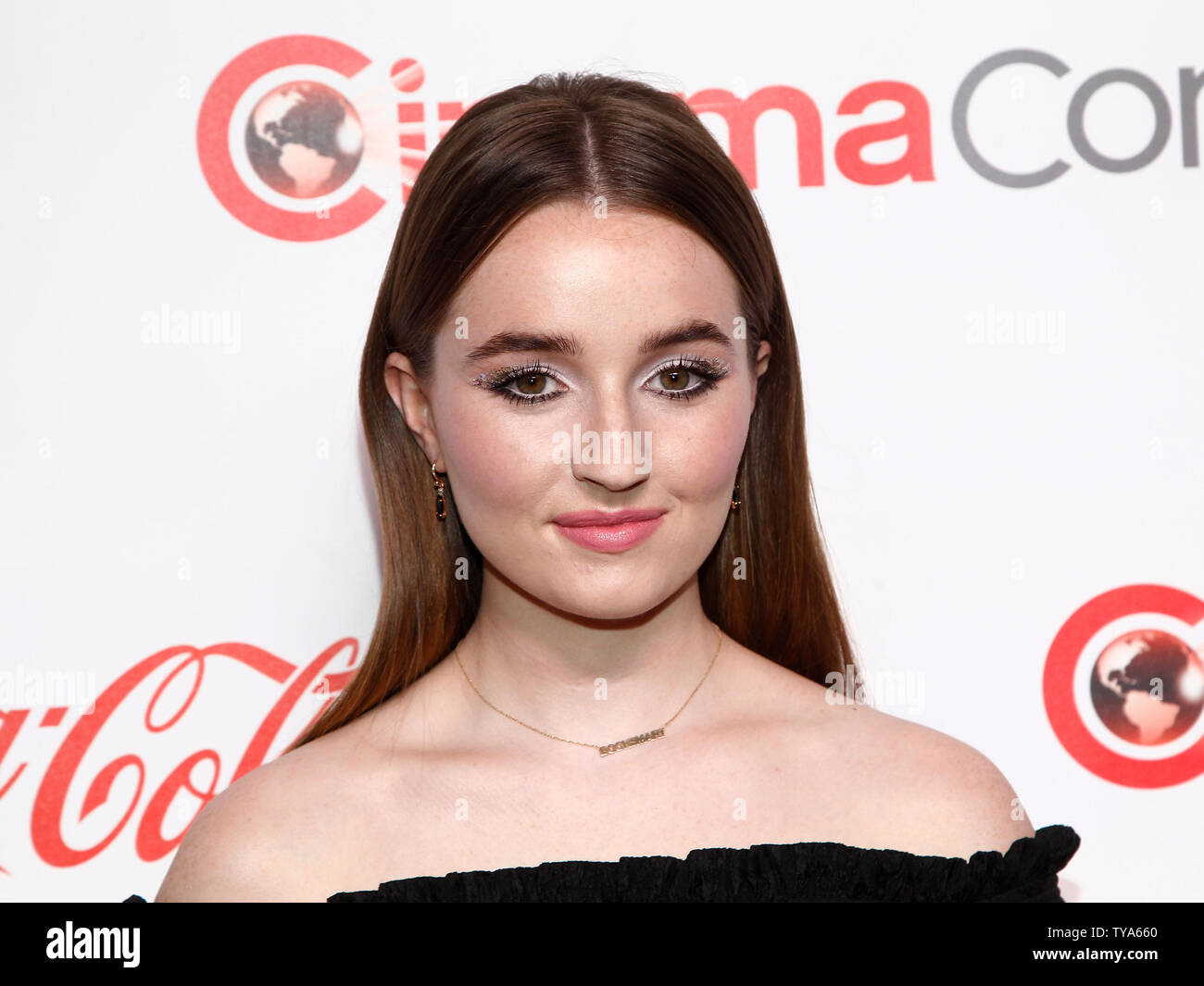 Actress Kaitlyn Dever from 'Booksmart' arrives for the CinemaCon 'Big Screen Achievement Awards 2019' at Caesars Palace, Las Vegas, Nevada on April 4, 2019. Photo by James Atoa/UPI Stock Photo