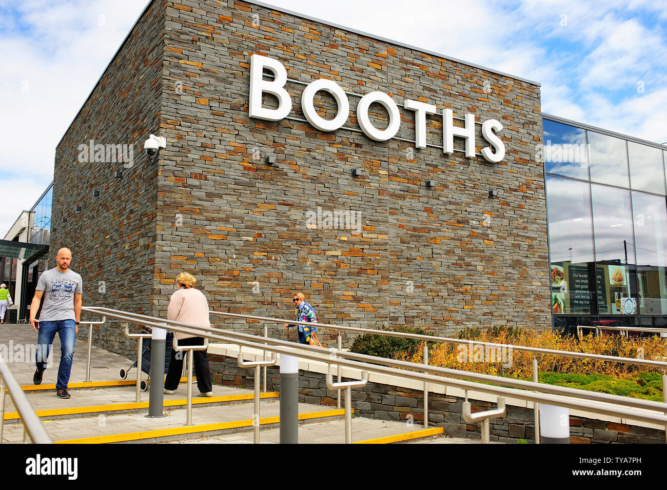 Booths supermarket exterior,PoultonLeFylde,Lancashire,UK Stock Photo