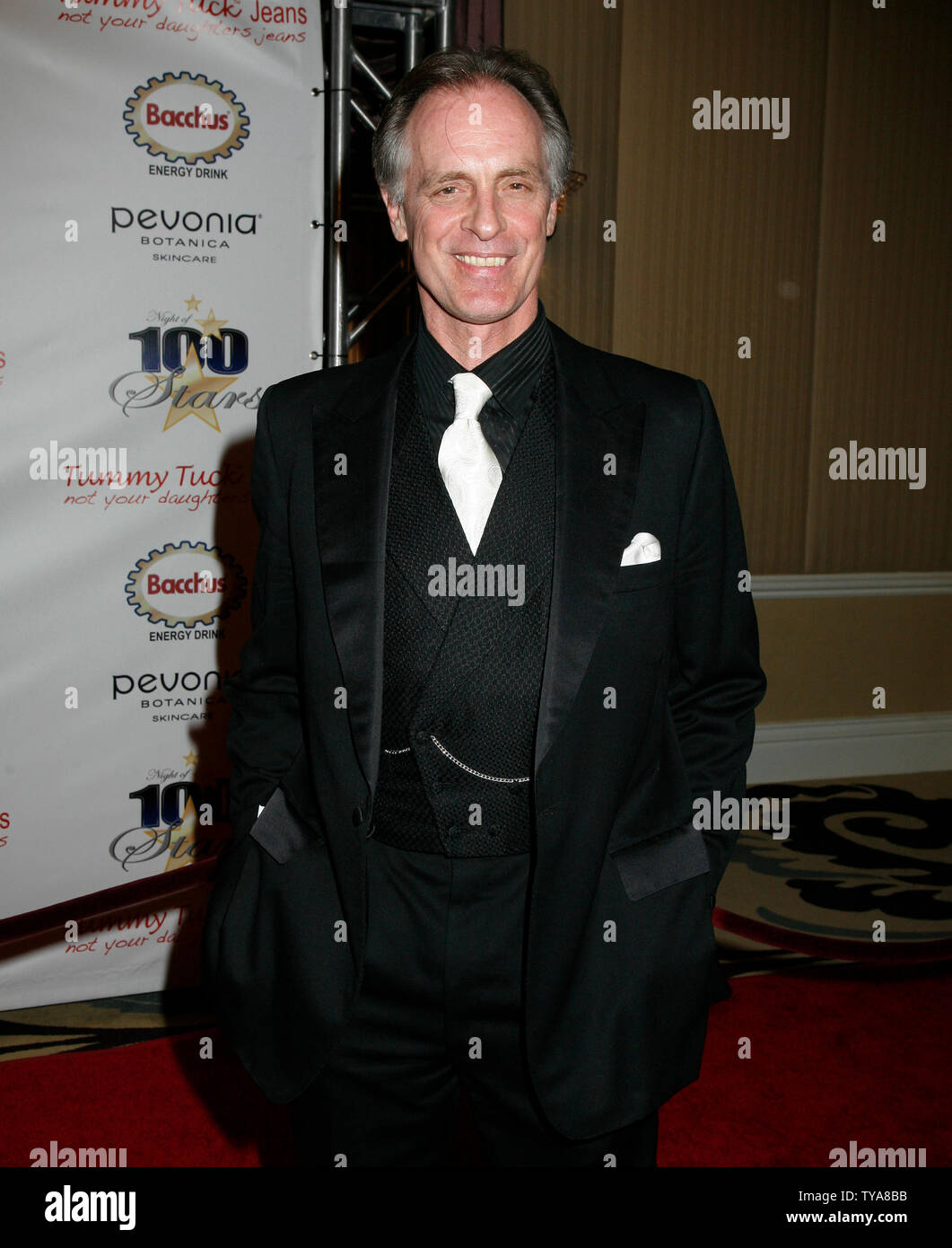 Keith Carradine arrives on the red carpet at the 18th annual Night of 100 Stars Oscar viewing party at the Beverly Hills Hotel in Beverly Hills, California on February 24, 2008.   (UPI Photo/David Silpa) Stock Photo