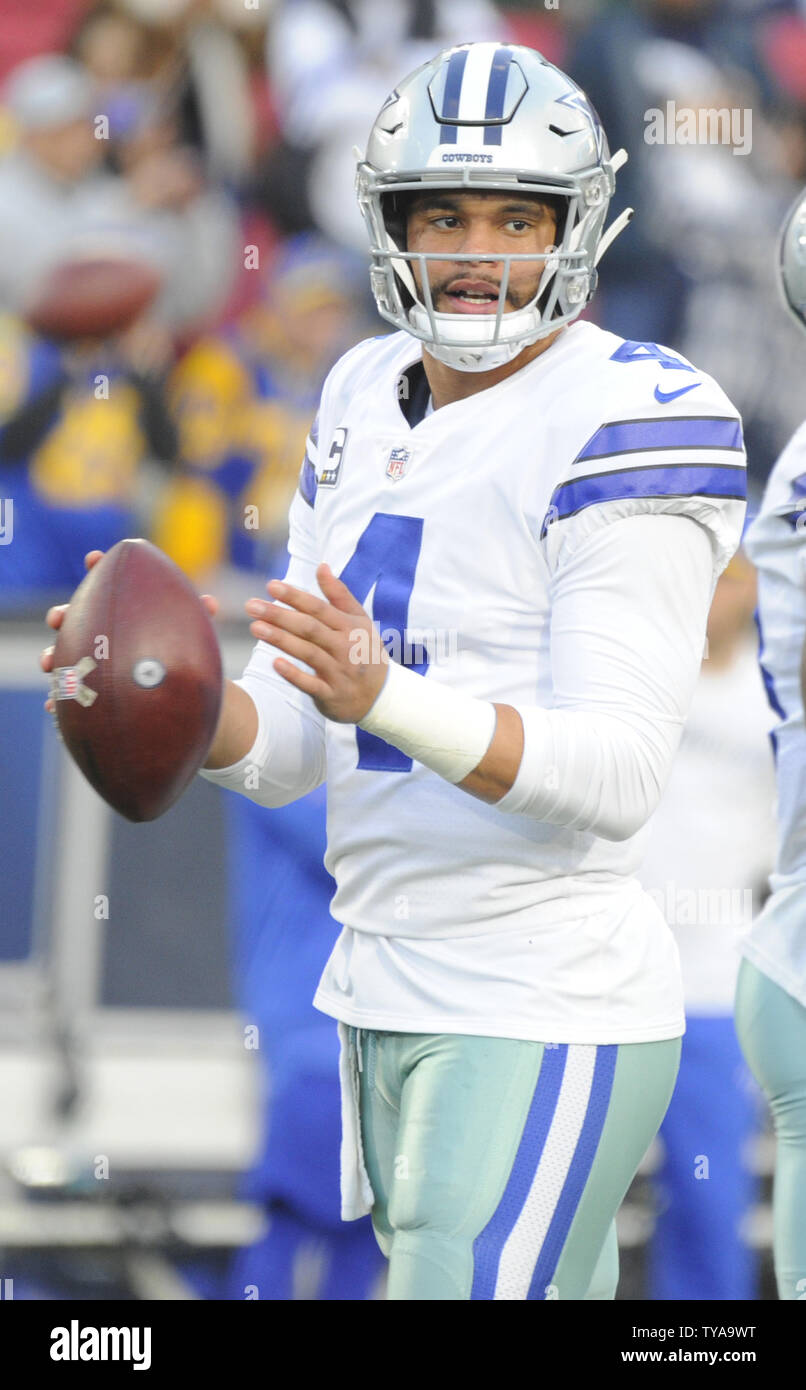 January 12, 2019 Dallas Cowboys offensive guard Zack Martin #70 in action  during the NFC Divisional Round playoff game between the Los Angeles Rams  and the Dallas Cowboys at the Los Angeles