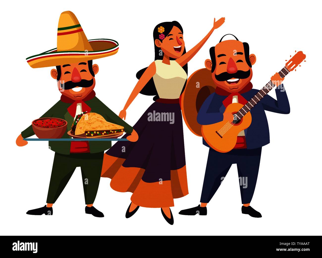 mexican food and tradicional culture Stock Vector Image & Art - Alamy