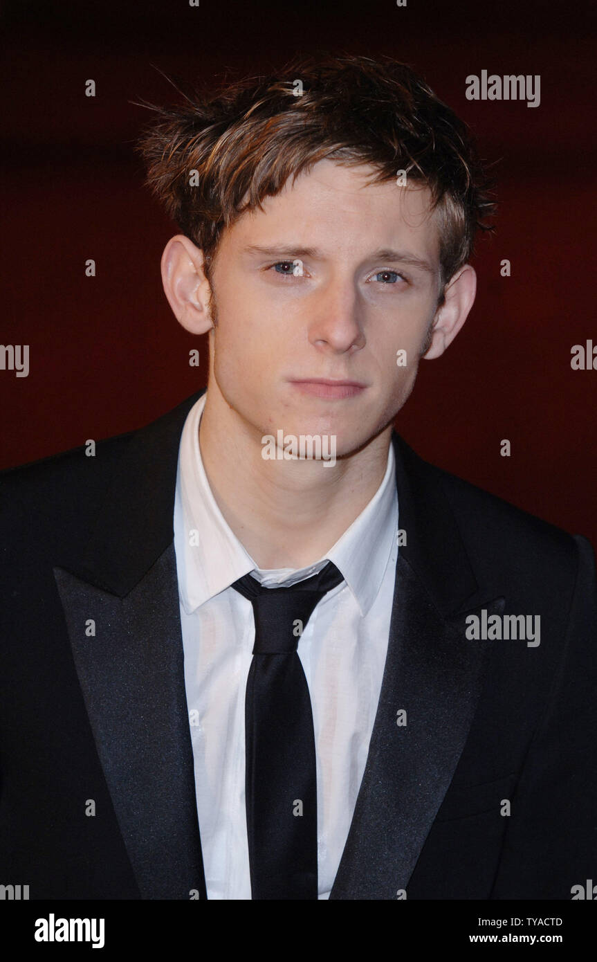 British actor Jamie Bell attends the British premiere of 'King kong' at Odeon,Leicester square in London on December 8, 2005.(UPI Photo/Rune Hellestad) Stock Photo