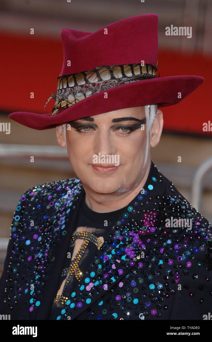 British singer/dj Boy attends the Brit awards at Earl's Court in