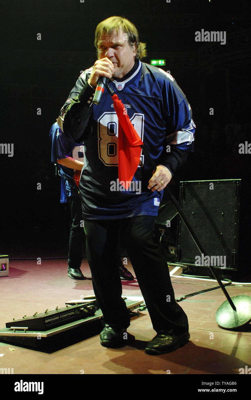 American artist Meat Loaf performs at Royal Albert Hall in London on