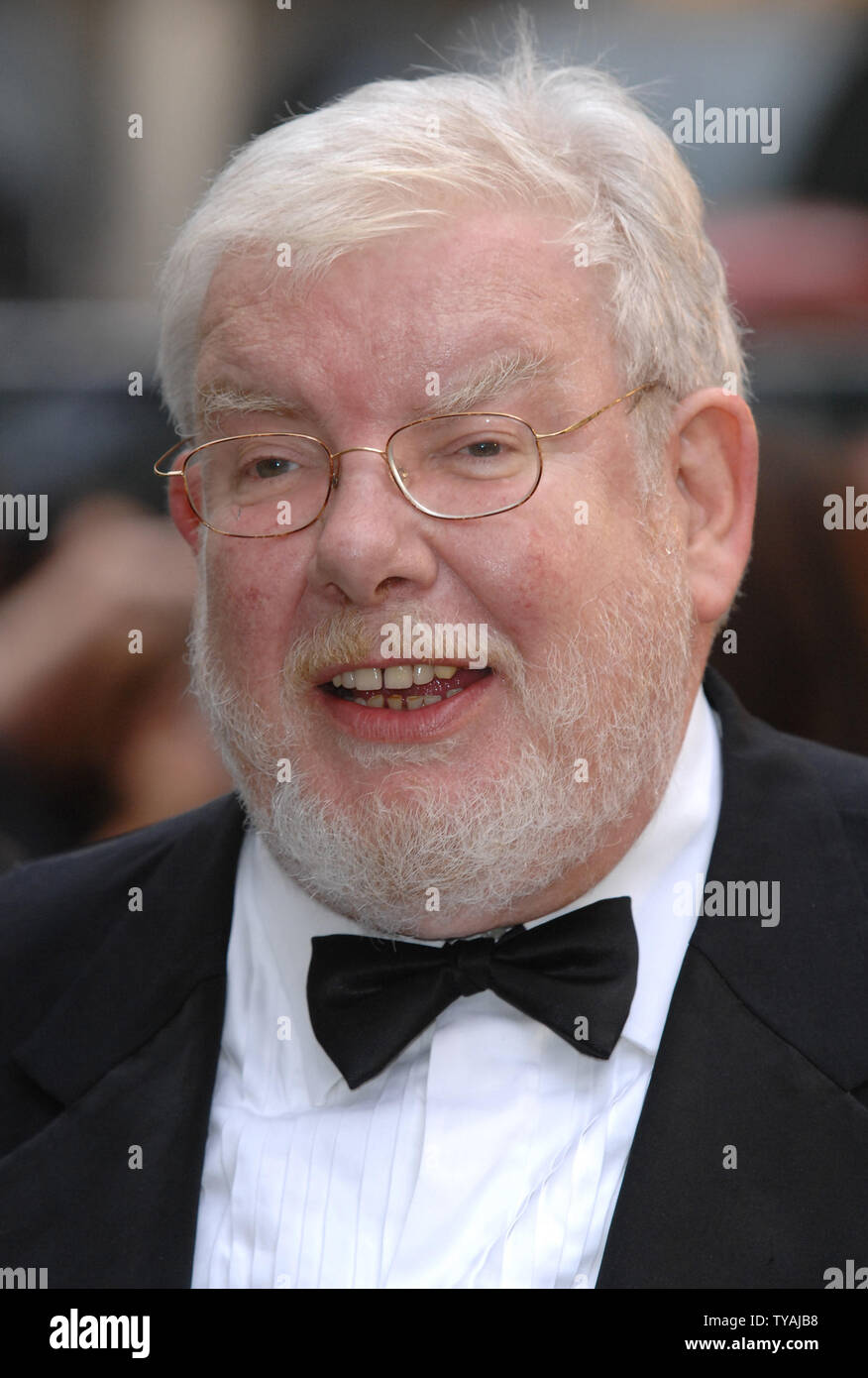 British actor Richard Griffiths attends the European premiere of "Harry
