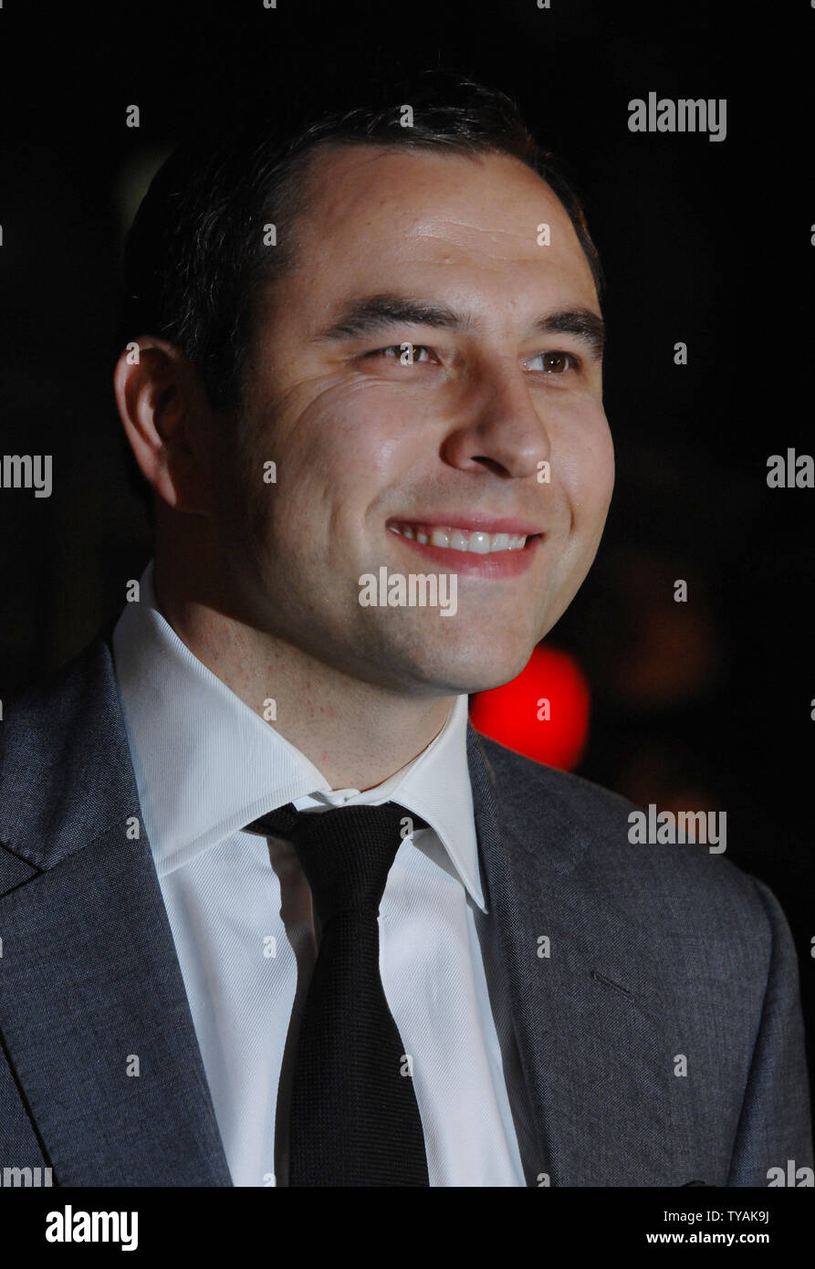 British comedian/actor David Walliams attends the premiere of "Stardust" at Odeon, Leicester Square in London on October 3, 2007.  (UPI Photo/Rune Hellestad) Stock Photo