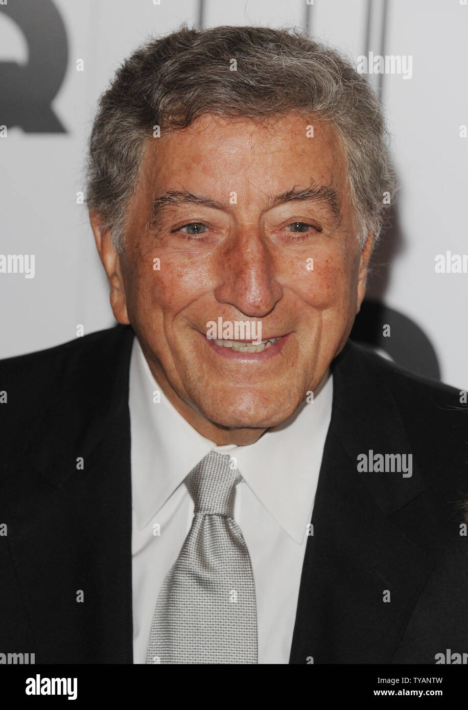 American singer Tony Bennett attends the 'GQ Man Of The Year Awards' at the Royal Opera House in London on September 2, 2008.  (UPI Photo/Rune Hellestad) Stock Photo