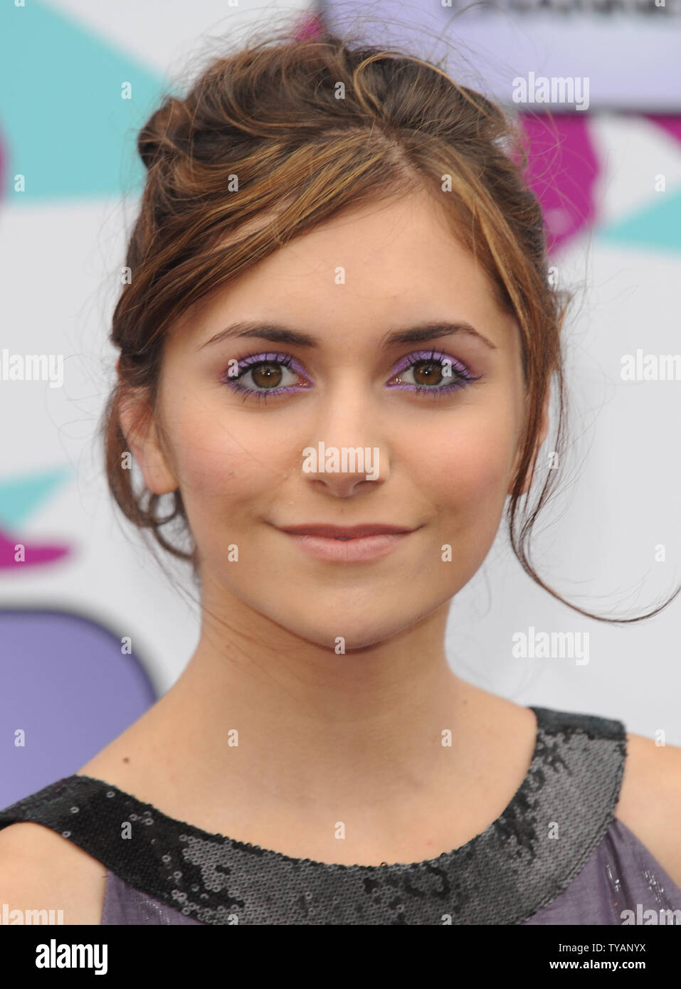 American actress Alyson Stoner attends the European premiere of 'Camp Rock' at Royal Festival Hall in London on September 10, 2008.  (UPI Photo/Rune Hellestad) Stock Photo