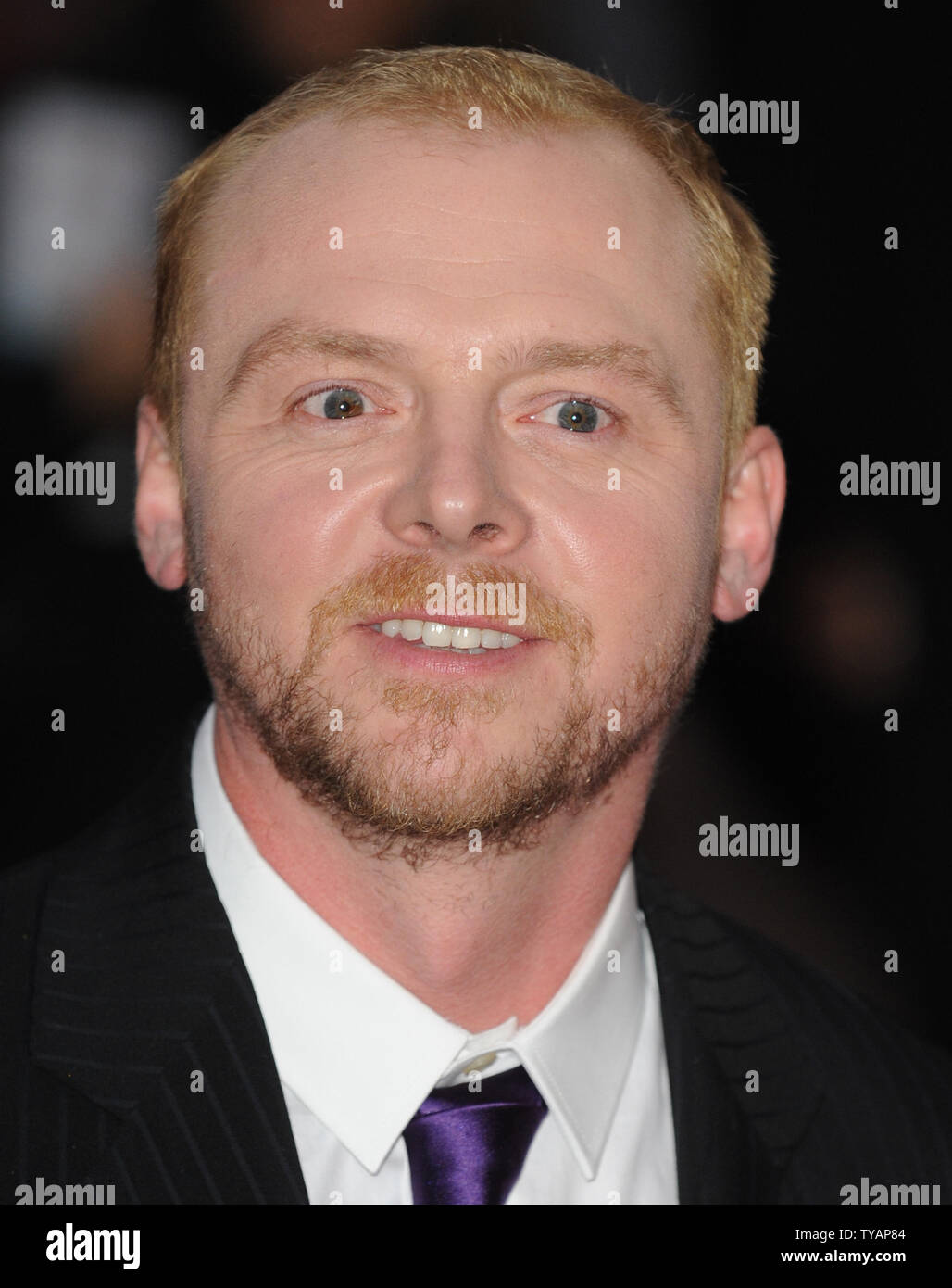 British actor Simon Pegg attends the premiere of "How To Lose Friends And  Alienate People" at Empire, Leicester Square in London on September 24,  2008. (UPI Photo/Rune Hellestad Stock Photo - Alamy