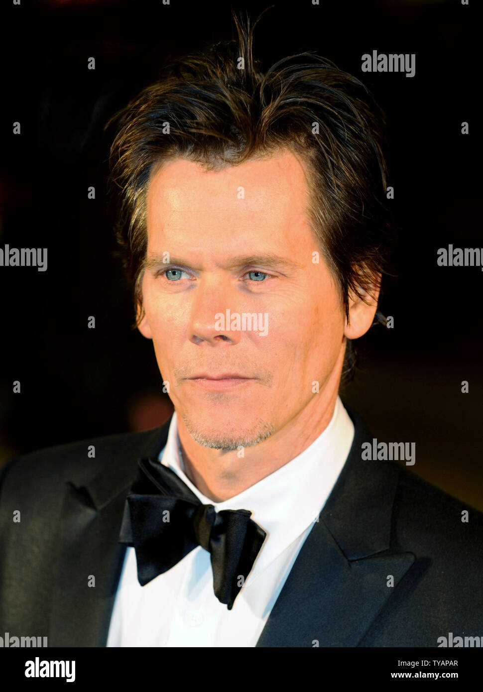 American actor Kevin Bacon attends the premiere of "Frost/Nixon" at The Times BFI London Film Festival at Odeon, Leicester Square in London on October 15, 2008.  (UPI Photo/Rune Hellestad) Stock Photo