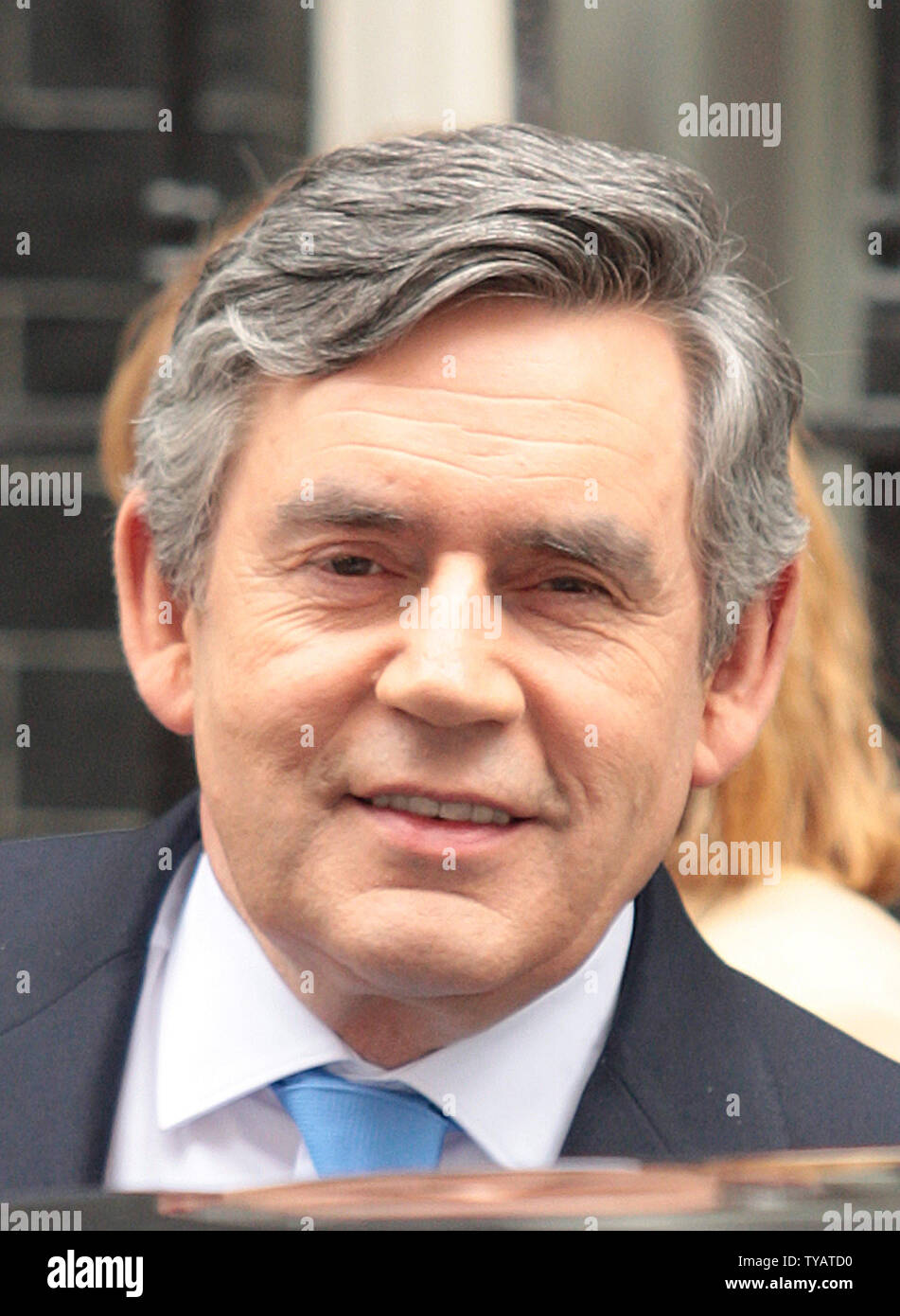British Prime Minister Gordon Brown Leaves No 10 Downing St To