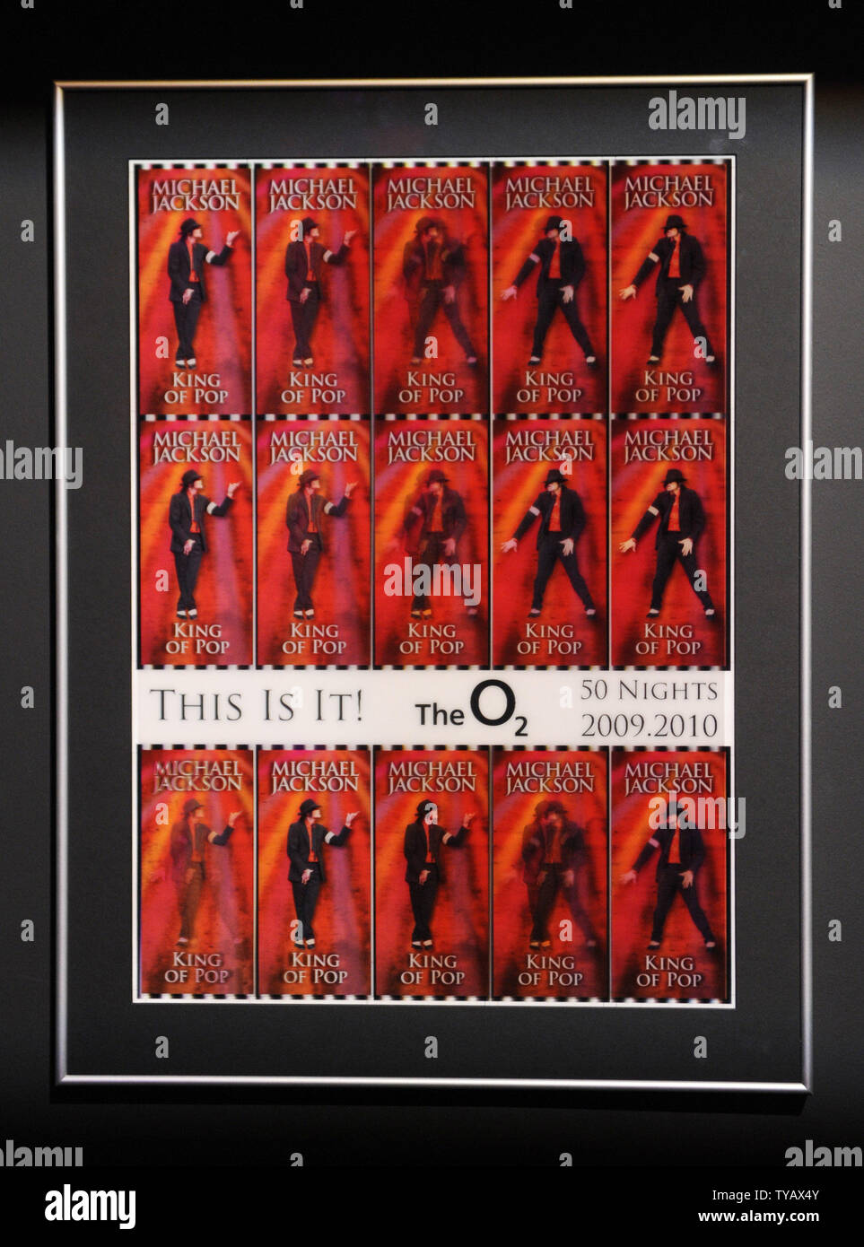 American singer Michael Jackson's 