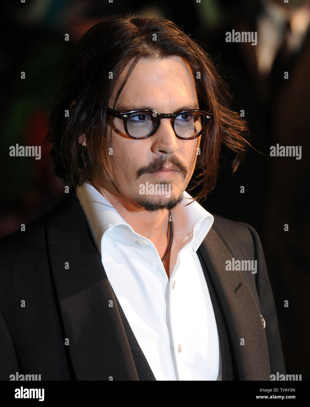 American actor Johnny Depp attends the World premiere of 