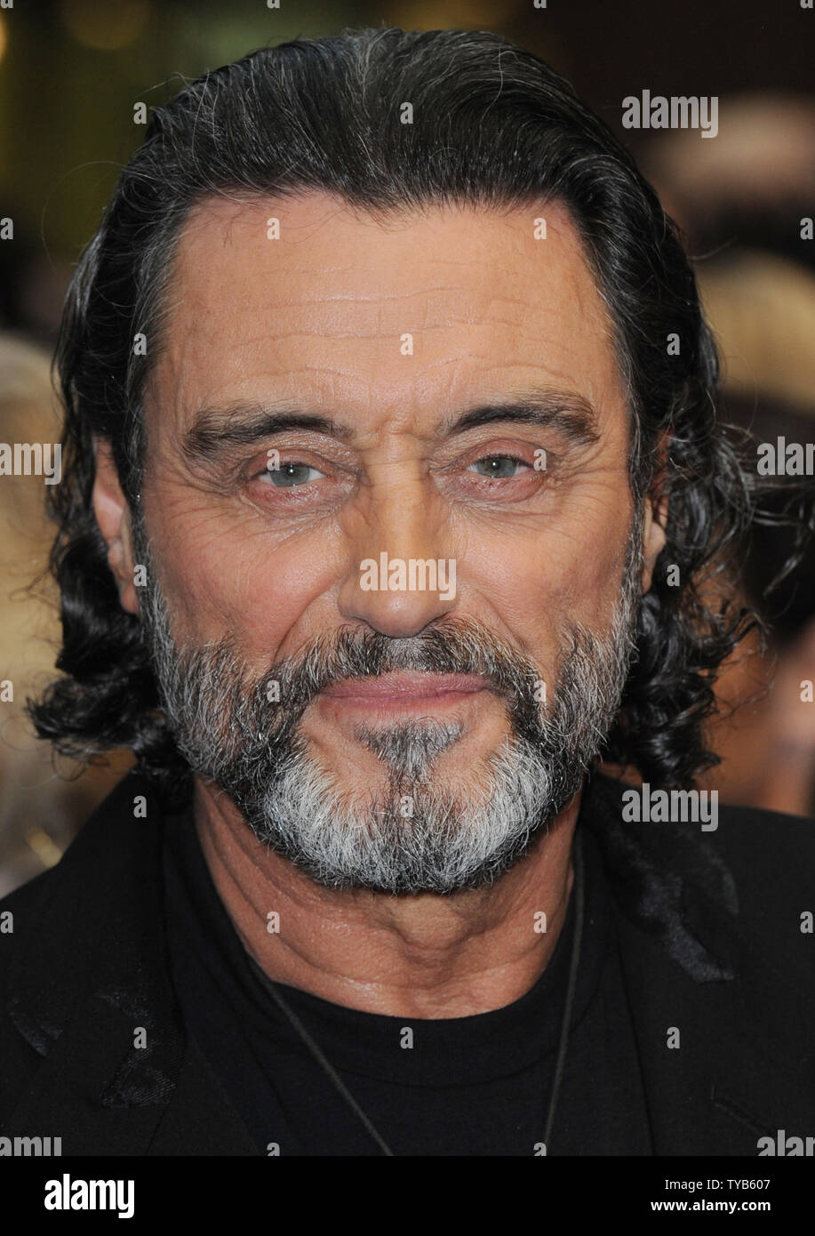 British actor Ian McShane attends the premiere of 'Pirates Of The Caribbean: On Stranger Tides' at Vue, Westfield in London on May 12, 2011.     UPI/Rune Hellestad Stock Photo