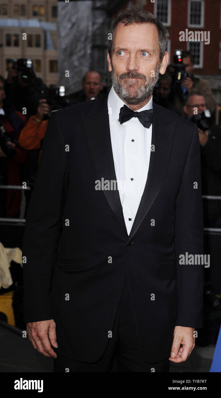 British actor Hugh Laurie attends the 'GQ Men Of The Year Awards' at Royal Opera House in London on September 6, 2011.     UPI/Rune Hellestad Stock Photo
