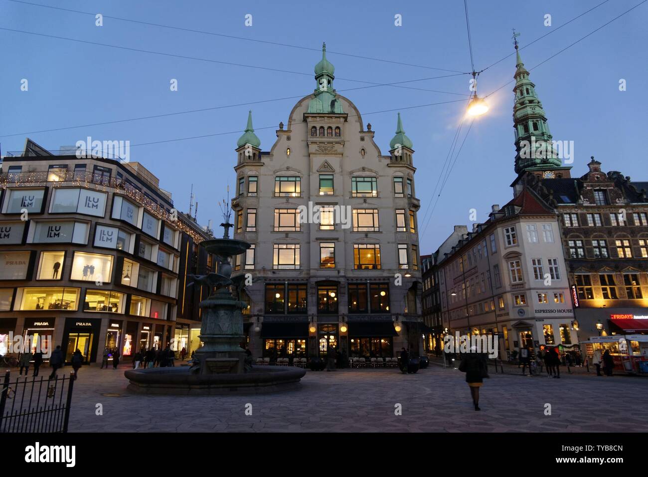 Copenhagen stroget mall hi-res stock photography and images - Alamy