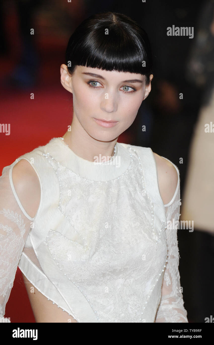 American actress Rooney Mara attends the premiere of 