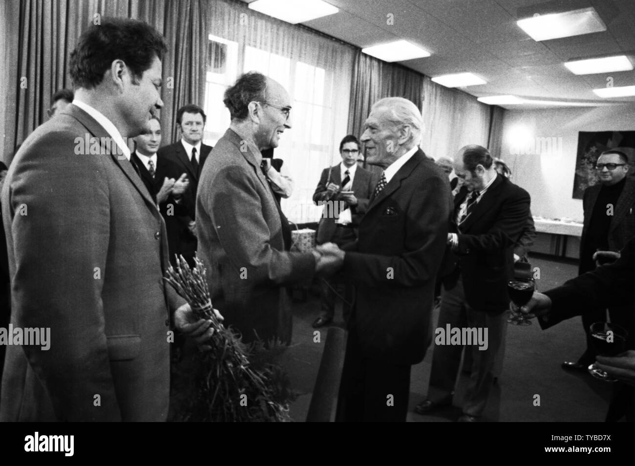 The senior of the West German Communists (KPD/ DKP), Max Reimann