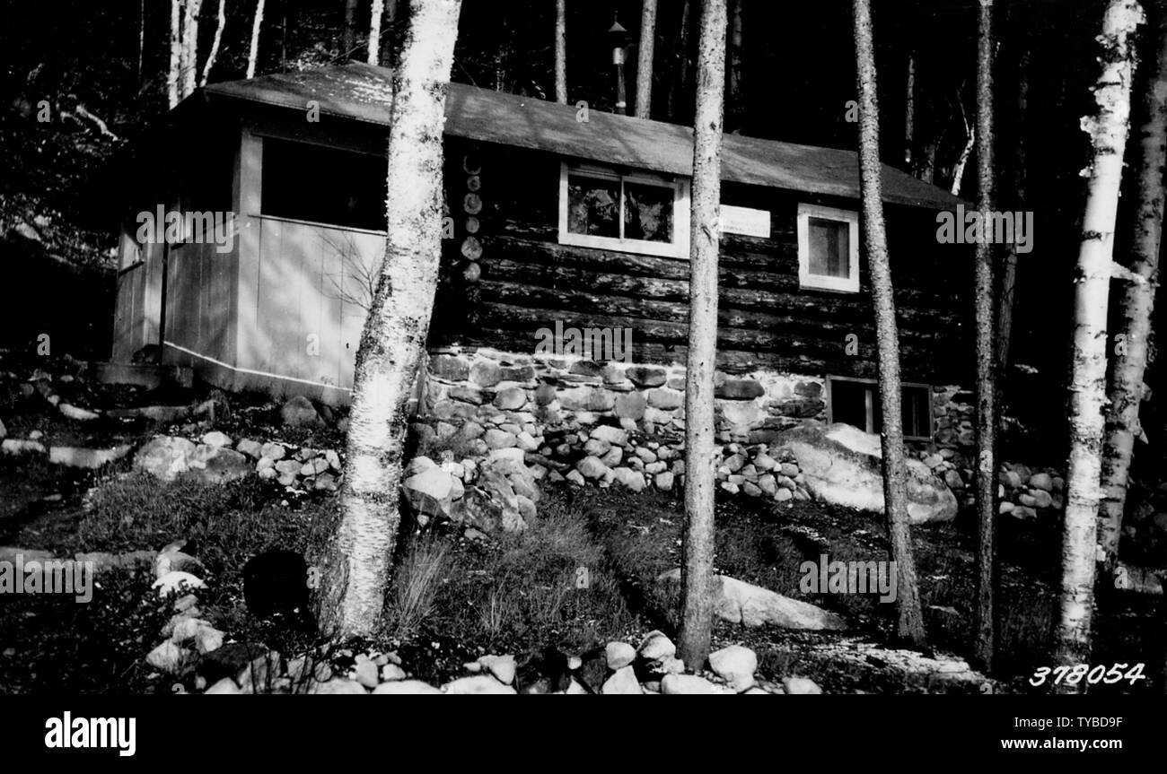 Photograph of Angleworm Lookout Cabin; Scope and content: Original ...