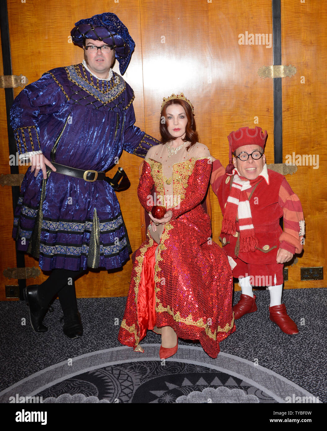 American actress Priscilla Presley, British actors Jarred Christmas and