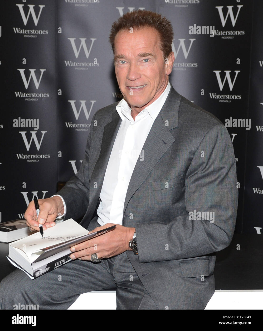 Austrian- American Actor Arnold Schwarzenegger Attends A Signing Of His ...