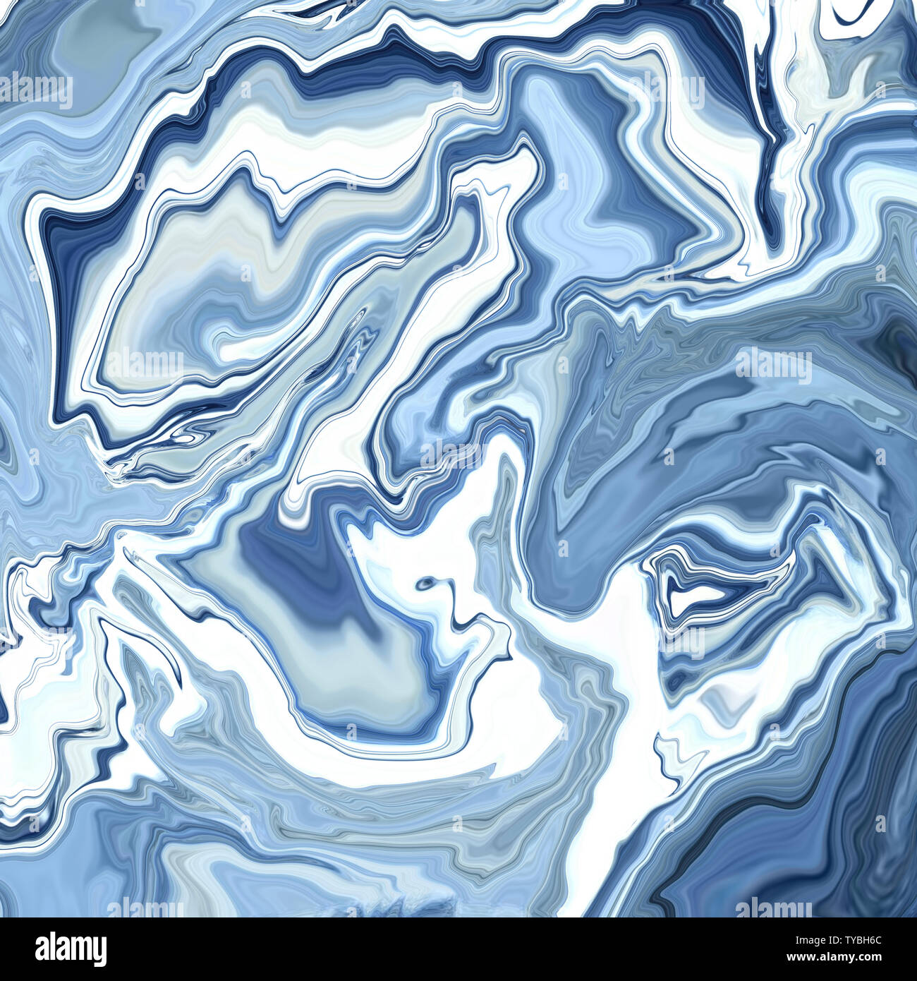 Blue and cheap white marble